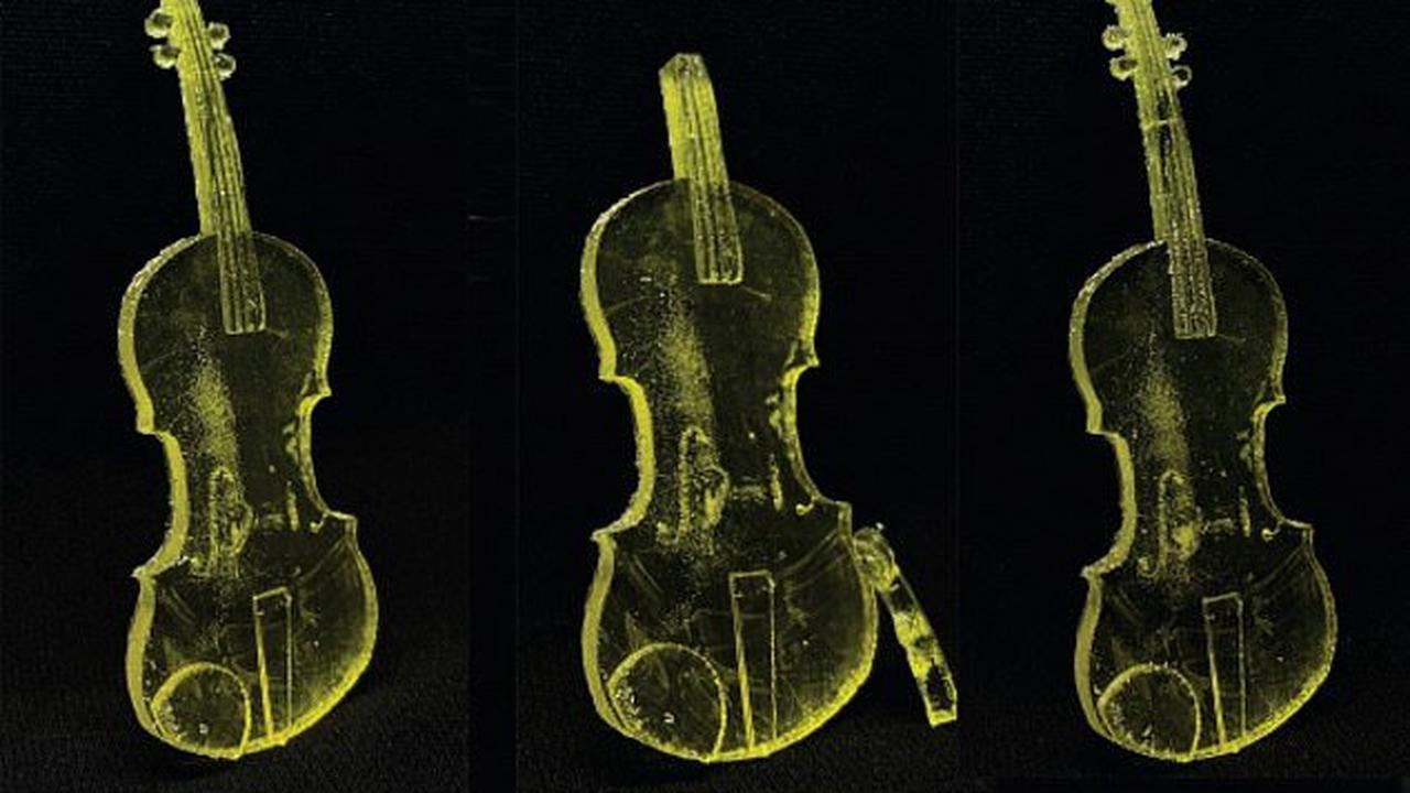 Australian scientists create 3D printed plastic made with a 'special powder' added to the resin that can 'heal itself' when put under a LED light